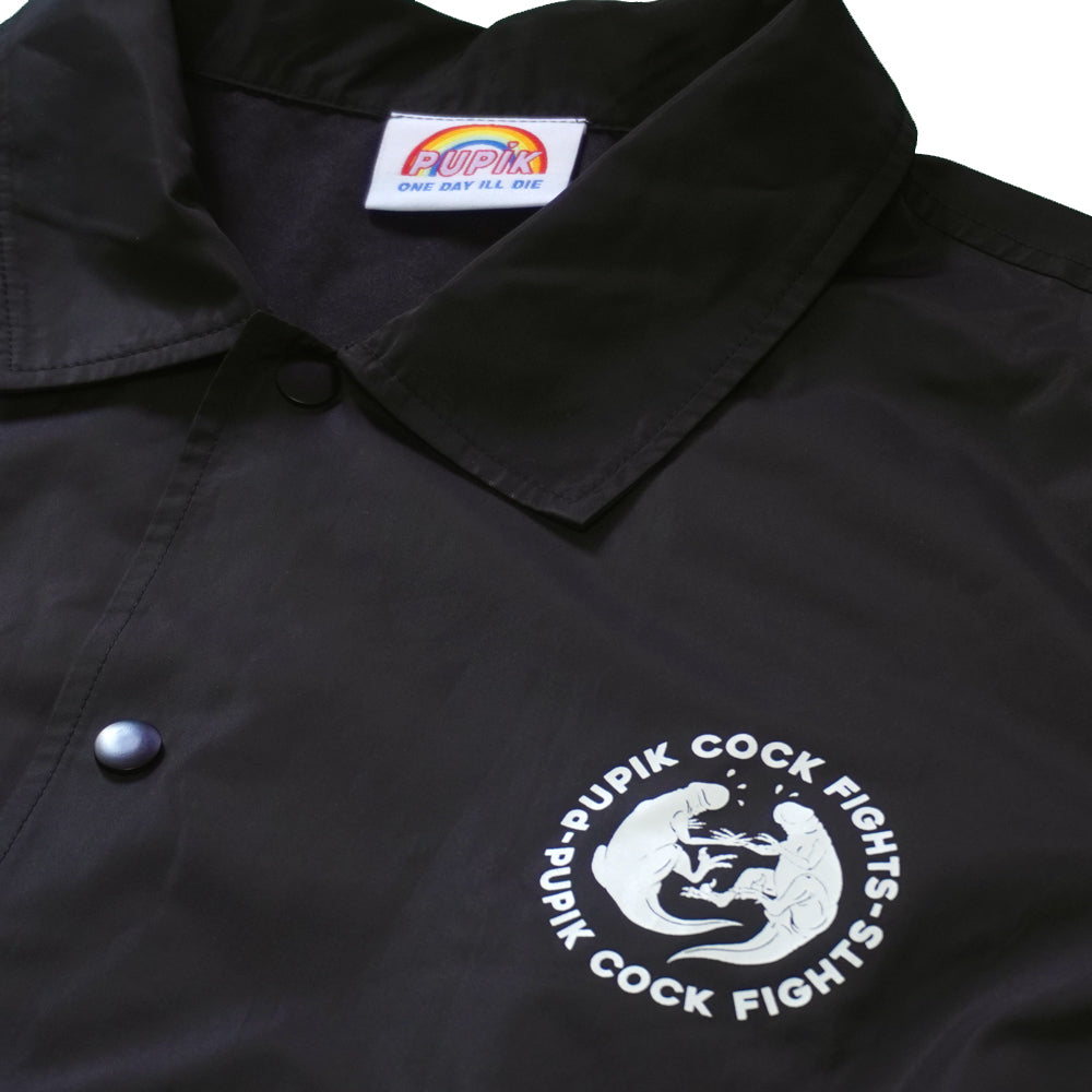 Pupik Cock Fights Nylon Coach Jacket