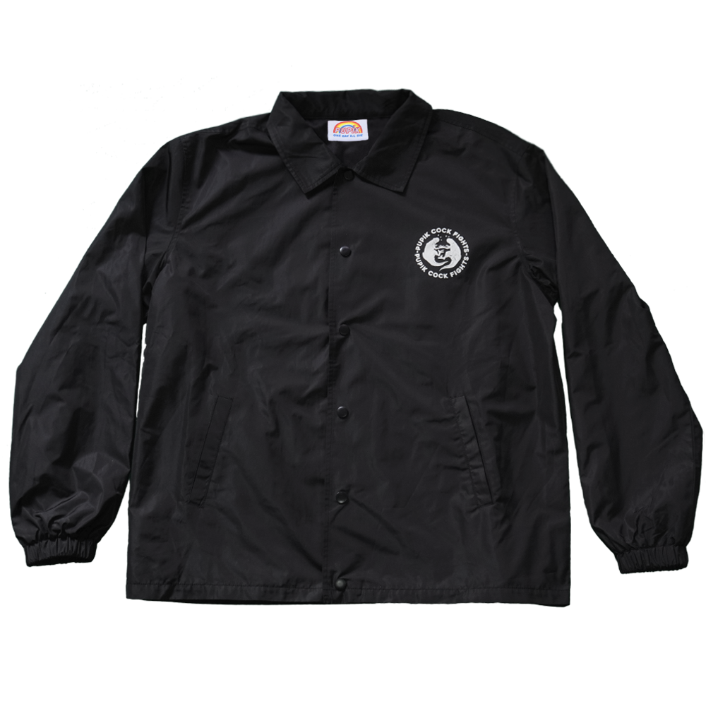 Pupik Cock Fights Nylon Coach Jacket