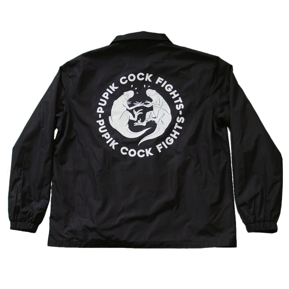Pupik Cock Fights Nylon Coach Jacket