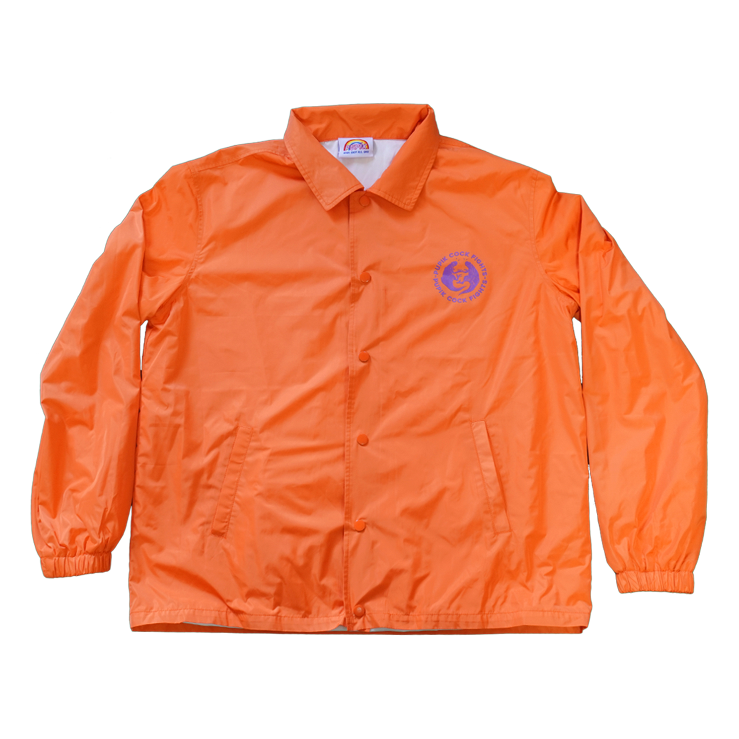 Pupik Cock Fights Nylon Coach Jacket