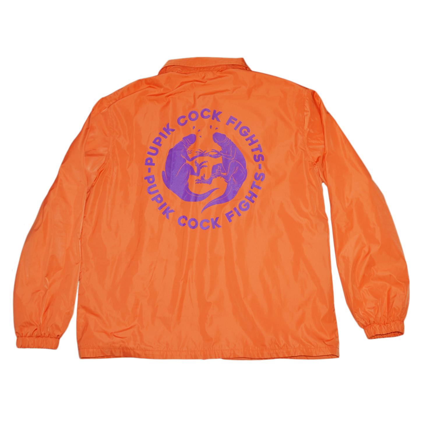 Pupik Cock Fights Nylon Coach Jacket